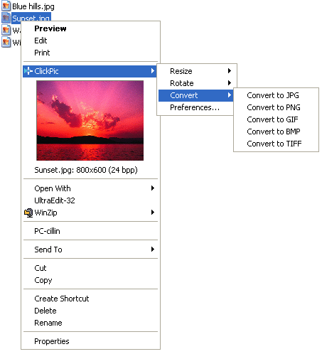 ClickPic Screenshot